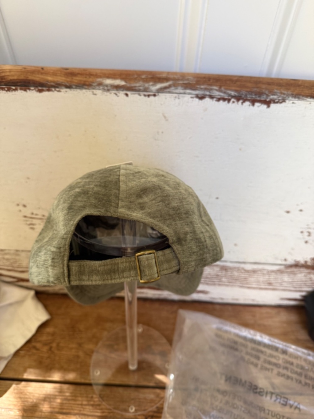 Anthropologie Corduroy Sports Club Baseball Cap Malibu Canyon - Picture 6 of 7